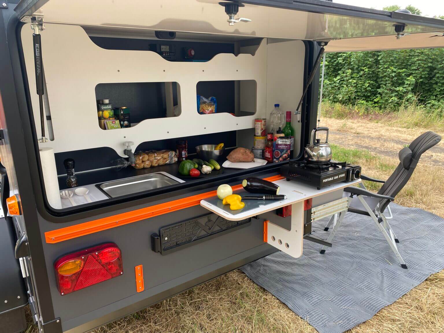 Wohnwagen Küche