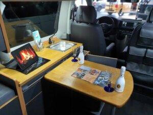 Innenausbau Volkswagen Transporter schwarz